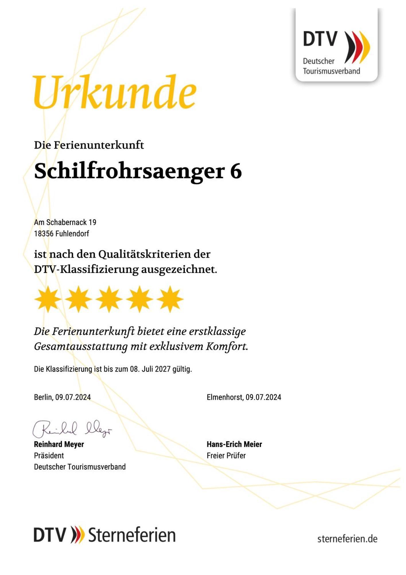 Ferienhaus Schilfrohrsänger 6 Fuhlendorf  Exterior foto